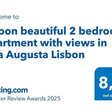 Lisbon Beautiful 2 Bedroom Apartment With Views In Rua Augusta Lisboa 外观 照片
